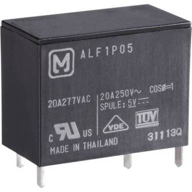 Teljesítményrelé, 1A 12V 20A ALF Teljesítményrelé, 1A 12V 20A ALF