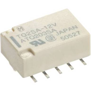 SMD jelzőrel&eacute; 5 V 2 v&aacute;lt&oacute;, 2 A 220 V/DC/125 V/AC 30 W/62,5 VA, Panasonic TQ2SA5