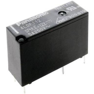 Teljesítményrelé Panasonic ALDP112 277 V/AC/30 V/DC, 1385 VA/150 W, 5 A, Monostabil, 12 V/DC, 1 záró Teljesítményrelé Panasonic ALDP112 277 V/AC/30 V/DC, 1385 VA/150 W, 5 A, Monostabil, 12 V/DC, 1 záró