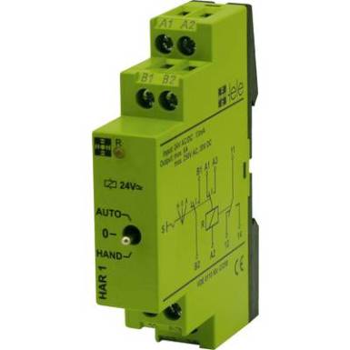 Csatoló relé modul 24 V/AC/DC 1 váltó 5 A, TELE HAR1 Csatoló relé modul 24 V/AC/DC 1 váltó 5 A, TELE HAR1