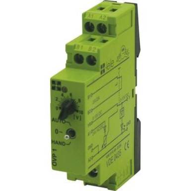 Csatoló relé modul 24 V/AC/DC, 0-10 V, TELE OVP1 Csatoló relé modul 24 V/AC/DC, 0-10 V, TELE OVP1