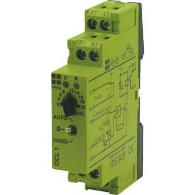 Csatoló relé modul 24 V/AC/DC, 0-20 mA 1 váltó 5 A, TELE OCL1 Csatoló relé modul 24 V/AC/DC, 0-20 mA 1 váltó 5 A, TELE OCL1