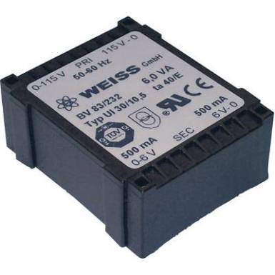 Lapos transzformátor 6W/333mA Lapos transzformátor 6W/333mA