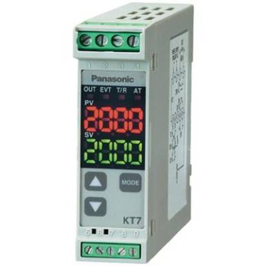 Panasonic digitális hőmérséklet szabályozó és kapcsoló modul KT7, DIN sínre szerelhető 100 - 240 V/AC AKT7111100J Panasonic digitális hőmérséklet szabályozó és kapcsoló modul KT7, DIN sínre szerelhető 100 - 240 V/AC AKT7111100J