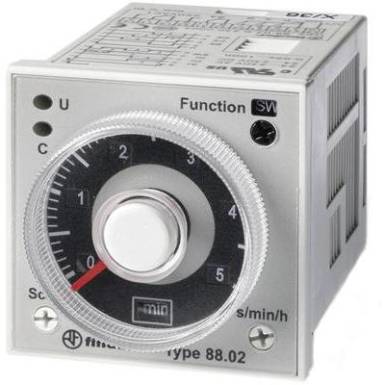 Többfunkciós időzítő relé 24 - 230 V DC/AC 2 váltó, 8 A 250 V/AC 2000 VA, Finder 88.02.0.230.0002 Többfunkciós időzítő relé 24 - 230 V DC/AC 2 váltó, 8 A 250 V/AC 2000 VA, Finder 88.02.0.230.0002