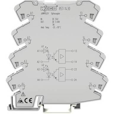 JUMPFLEX optocsatoló 2 záró 0,1 A, WAGO 857-1494 JUMPFLEX optocsatoló 2 záró 0,1 A, WAGO 857-1494