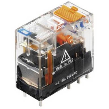RCI/RCM tartalék relé 230 V/AC 1 váltó 16 A 250 V/AC 4000 VA, Weidmüller RCI374T30 RCI/RCM tartalék relé 230 V/AC 1 váltó 16 A 250 V/AC 4000 VA, Weidmüller RCI374T30