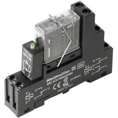 RCIKIT FG - k&eacute;nyszervez&eacute;relt rel&eacute; csatol&oacute; 2 v&aacute;lt&oacute; 6 A, Weidm&uuml;ller RCIKIT 24VDC 2CO LD/FG