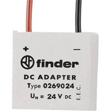 DC adapter a 26-os sorozathoz, Finder 026.9.024 DC adapter a 26-os sorozathoz, Finder 026.9.024