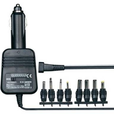 Autós tápegység, univerzális adapter 14,4W 1,5-12V 1200mA, Voltcraft MW 206 Autós tápegység, univerzális adapter 14,4W 1,5-12V 1200mA, Voltcraft MW 206
