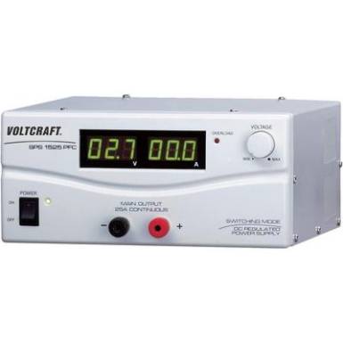 Lineáris labortápegység, szabályozható 3-15V, max. 25A kimenettel Voltcraft SPS 1525 PFC Lineáris labortápegység, szabályozható 3-15V, max. 25A kimenettel Voltcraft SPS 1525 PFC