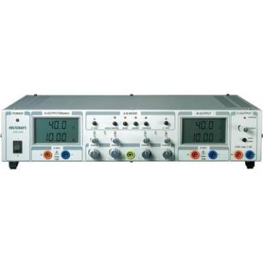 Kettős labort&aacute;pegys&eacute;g line&aacute;ris, kapcsol&oacute;&uuml;zemű 0,1-40V/DC / 0-10A / 0,1-40V/DC 809W Voltcraft VSP 2410