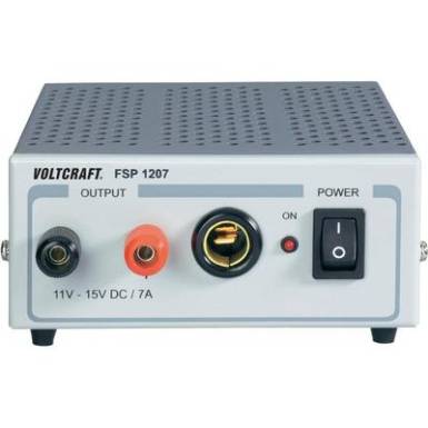 Fix feszültségű, kapcsolóüzemű labortápegység 105W 11-15V 7A, Voltcraft FSP 1207 Fix feszültségű, kapcsolóüzemű labortápegység 105W 11-15V 7A, Voltcraft FSP 1207