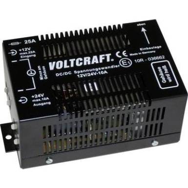 Egyenfesz&uuml;lts&eacute;g &aacute;talak&iacute;t&oacute; 12V-24V 240W, Voltcraft 12/10