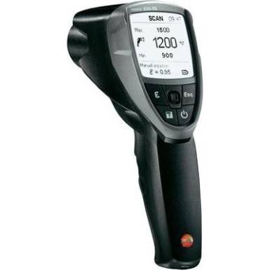 Infrahőmérő, távhőmérő 50:1 optikával -10 től +1500 °C-ig Testo 835-T2 Infrahőmérő, távhőmérő 50:1 optikával -10 től +1500 °C-ig Testo 835-T2