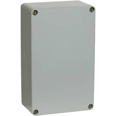 Alumínium dobozok Fibox ALN 121208 Ezüst-szürke (ral 7001 porbevonat), AL 121208, IP65 Alumínium dobozok Fibox ALN 121208 Ezüst-szürke (ral 7001 porbevonat), AL 121208, IP65
