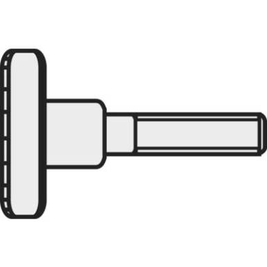 Toolcraft kézi szorítású galvanizált acél csavar M3 x 16 mm, DIN 464, 10 db 521911 Toolcraft kézi szorítású galvanizált acél csavar M3 x 16 mm, DIN 464, 10 db 521911