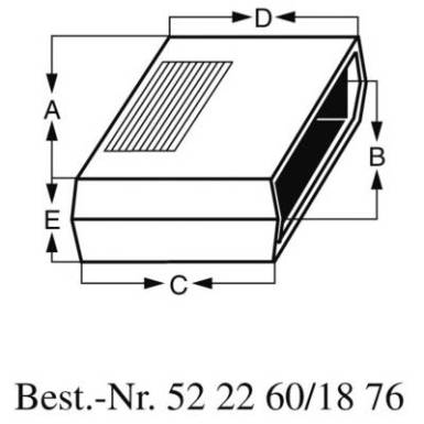 Műanyag ház 120x128x178x162x72 mm Műanyag ház 120x128x178x162x72 mm