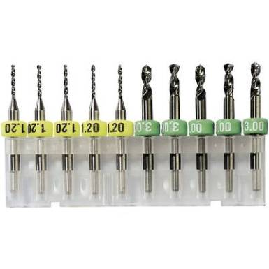 Keményfém fúró 0,9 mm 10 db Keményfém fúró 0,9 mm 10 db