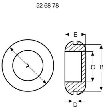 Lezáró dugó fekete 16 mm Lezáró dugó fekete 16 mm