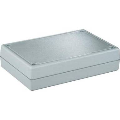 Doboz két részből, szürke 134x89x33 mm Doboz két részből, szürke 134x89x33 mm