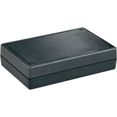 Doboz két részből, fekete 134x89x33 mm Doboz két részből, fekete 134x89x33 mm
