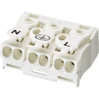 Lámpatest sorkapocsblokk 3 pólusú, 2,5 mm² 16A, fehér, Adels-Contact 041013 Lámpatest sorkapocsblokk 3 pólusú, 2,5 mm² 16A, fehér, Adels-Contact 041013