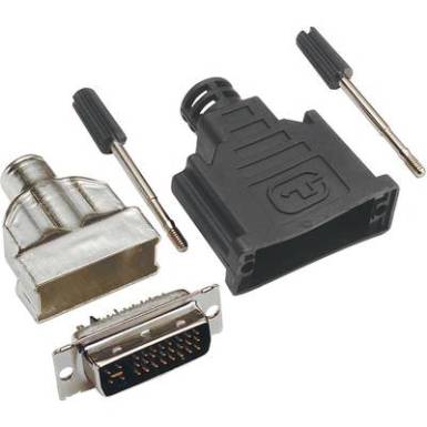 DVI csatlakoz&oacute; dug&oacute;, egyenes p&oacute;lussz&aacute;m: 25 ez&uuml;st BKL Electronic 908000 1 db