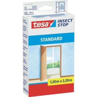TESA® STANDARD szúnyogháló ajtóra, 2,2 x 1,3 m, fehér TESA® STANDARD szúnyogháló ajtóra, 2,2 x 1,3 m, fehér