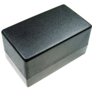 Kemo G083 műanyag műszer doboz, 120x70x65 mm, fekete Kemo G083 műanyag műszer doboz, 120x70x65 mm, fekete