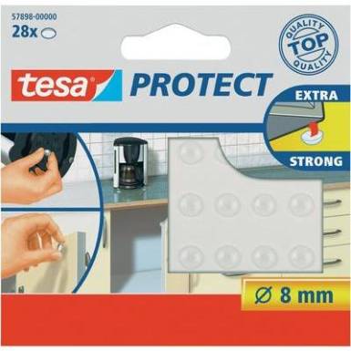 Zajcsökkentő ragasztó korong, kerek, 28 db, TESA® Zajcsökkentő ragasztó korong, kerek, 28 db, TESA®