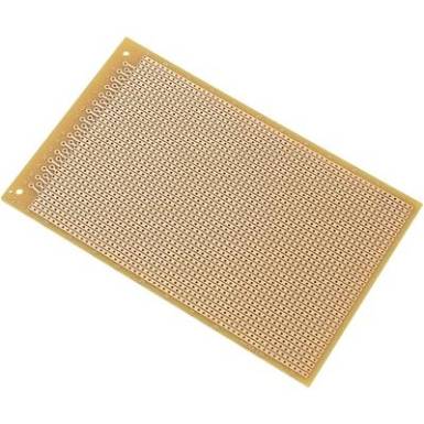 Euro panel, 160 x 100 mm, RM 2,54 mm, keménypapír, Conrad SU527466 Euro panel, 160 x 100 mm, RM 2,54 mm, keménypapír, Conrad SU527466