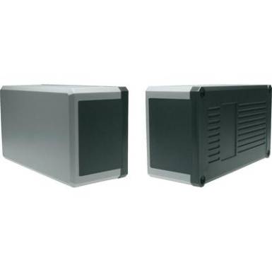 Strapubox műanyag műszerház, 160x90x65 mm, szürke, KG300 Strapubox műanyag műszerház, 160x90x65 mm, szürke, KG300