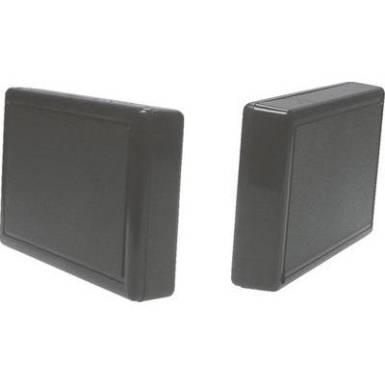 Strapubox műanyag műszerház, 102,5x61,5x18 mm, fekete, 2218 SW Strapubox műanyag műszerház, 102,5x61,5x18 mm, fekete, 2218 SW