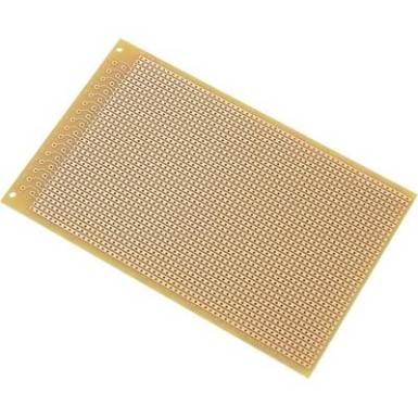 Conrad Euro panel 100 x 160 mm SU527416 (H x Sz) 160 mm x 100 mm Raszterméret 2.54 mm Keménypapír réz borítással Conrad Euro panel 100 x 160 mm SU527416 (H x Sz) 160 mm x 100 mm Raszterméret 2.54 mm Keménypapír réz borítással