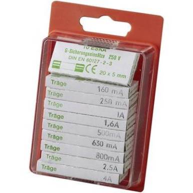Biztositék készlet 5x20 T Biztositék készlet 5x20 T