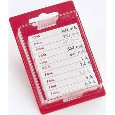 Biztositék készlet 5x20 db F Biztositék készlet 5x20 db F