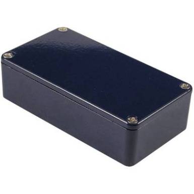 Hammond Electronics alu műszerház, IP54, 118,5x93,5x34 mm, kék, 1590BBCB Hammond Electronics alu műszerház, IP54, 118,5x93,5x34 mm, kék, 1590BBCB