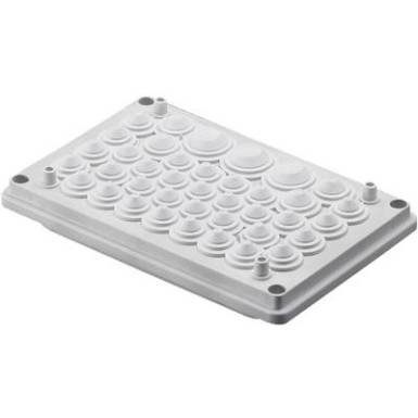 Rittal K&aacute;belbevezető perem t&ouml;m&iacute;t&eacute;ssel (H x Sz) 250 mm x 160 mm Sz&uuml;rke (RAL 7032)