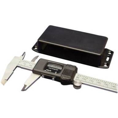 Univerzális műszerdoboz ABS, fekete 112 x 62 x 31 Hammond Electronics 1591BSFLBK 1 db Univerzális műszerdoboz ABS, fekete 112 x 62 x 31 Hammond Electronics 1591BSFLBK 1 db