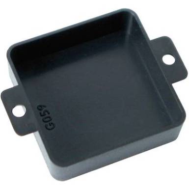 Nyitott műszerh&aacute;z, &uuml;res műszer doboz G059 40x40x12mm fekete Kemo Electronic