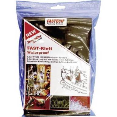 Mikrohorgos vízálló tépőzár, 0,5 m x 100 mm, fekete, Fastech 707-330 Bag Mikrohorgos vízálló tépőzár, 0,5 m x 100 mm, fekete, Fastech 707-330 Bag