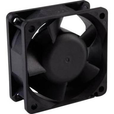 Kisfeszültségű axiális ventilátor 12V, 60 x 60 x 25 mm, Wallair 20100304 Kisfeszültségű axiális ventilátor 12V, 60 x 60 x 25 mm, Wallair 20100304