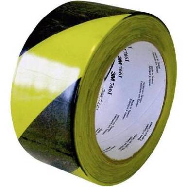 PVC jelölő ragasztószalag (H x Sz) 33 m x 50 mm, fekete, sárga PVC 766i 3M, tartalom: 1 tekercs PVC jelölő ragasztószalag (H x Sz) 33 m x 50 mm, fekete, sárga PVC 766i 3M, tartalom: 1 tekercs