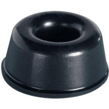 Pb öntapadós műszerláb Ø22,3 x 10,2 mm, fekete, 6 db, BS-17-BK-R-6 Pb öntapadós műszerláb Ø22,3 x 10,2 mm, fekete, 6 db, BS-17-BK-R-6