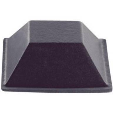 Pb öntapadós műszerláb 20,6 x 7,6 mm, fekete, 7 db, BS-19-BK-R-7 Pb öntapadós műszerláb 20,6 x 7,6 mm, fekete, 7 db, BS-19-BK-R-7