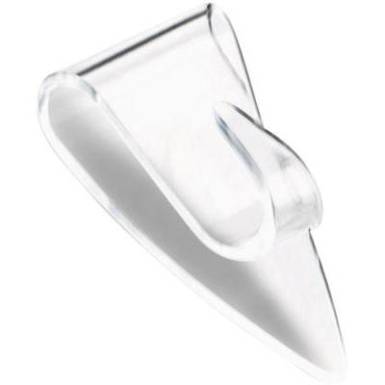 Kétoldalas ragasztós akasztó, átlátszó, TESA®POWERSTRIPS® Deco Kétoldalas ragasztós akasztó, átlátszó, TESA®POWERSTRIPS® Deco
