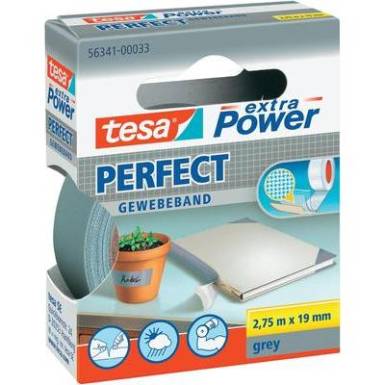 Ragasztószalag, szövet, szürke, 19 mm, tesa® EXTRA POWER Ragasztószalag, szövet, szürke, 19 mm, tesa® EXTRA POWER