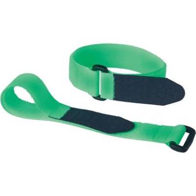 Tépőzáras biztonsági pánt, 290 mm x 25 mm, zöld/fekete, 2 db Tépőzáras biztonsági pánt, 290 mm x 25 mm, zöld/fekete, 2 db