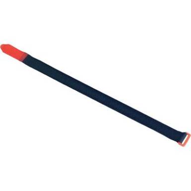 Tépőzáras pánt, 600 mm x 38 mm, fekete/piros, Fastech, 2 db Tépőzáras pánt, 600 mm x 38 mm, fekete/piros, Fastech, 2 db